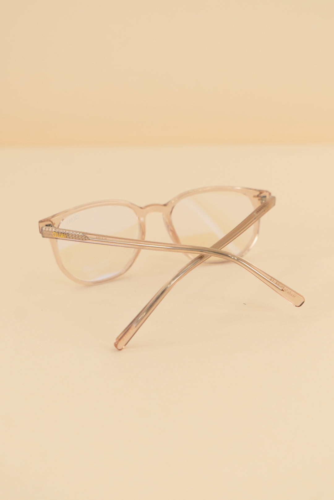 quay rose gold blue light glasses (os; retail $135)