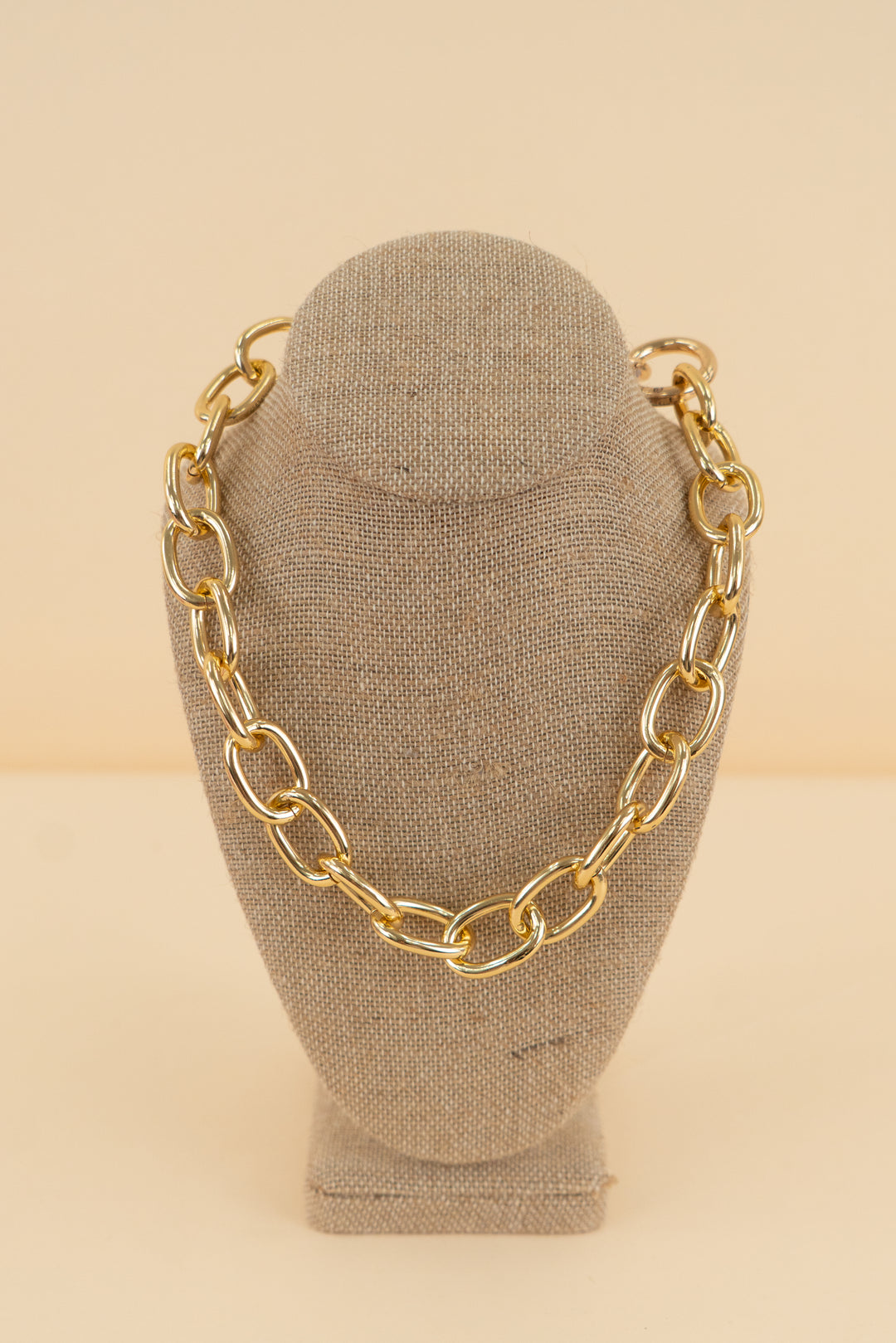 chunky gold chain necklace (os; retail $88)
