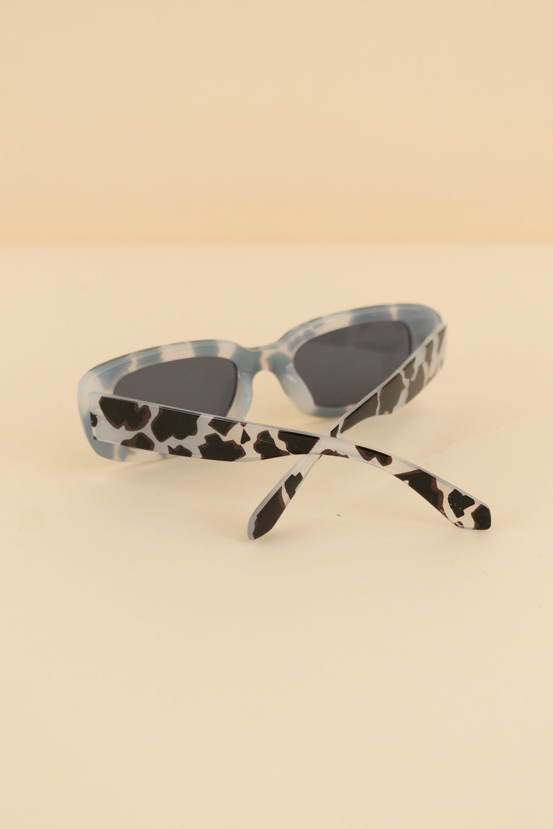 cow print rectangle sunglasses (os; retail $22)