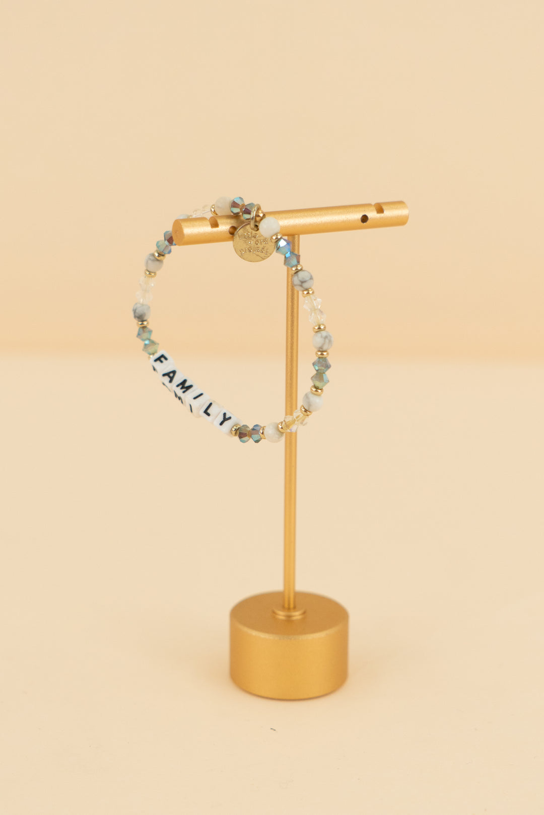 little words project beaded bracelet "family" (os; retail $25)