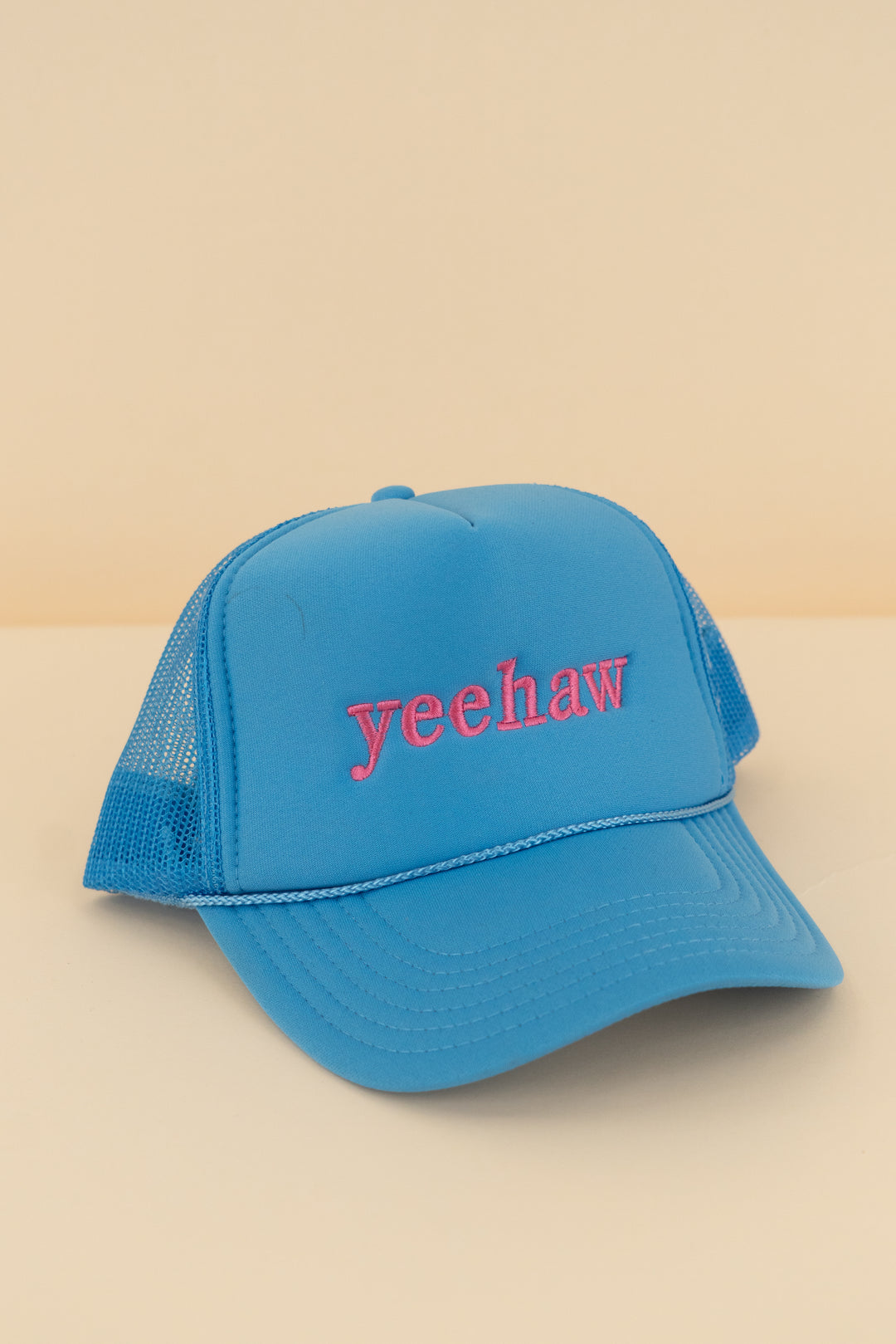blue yeehaw baseball hat (os; retail $35)