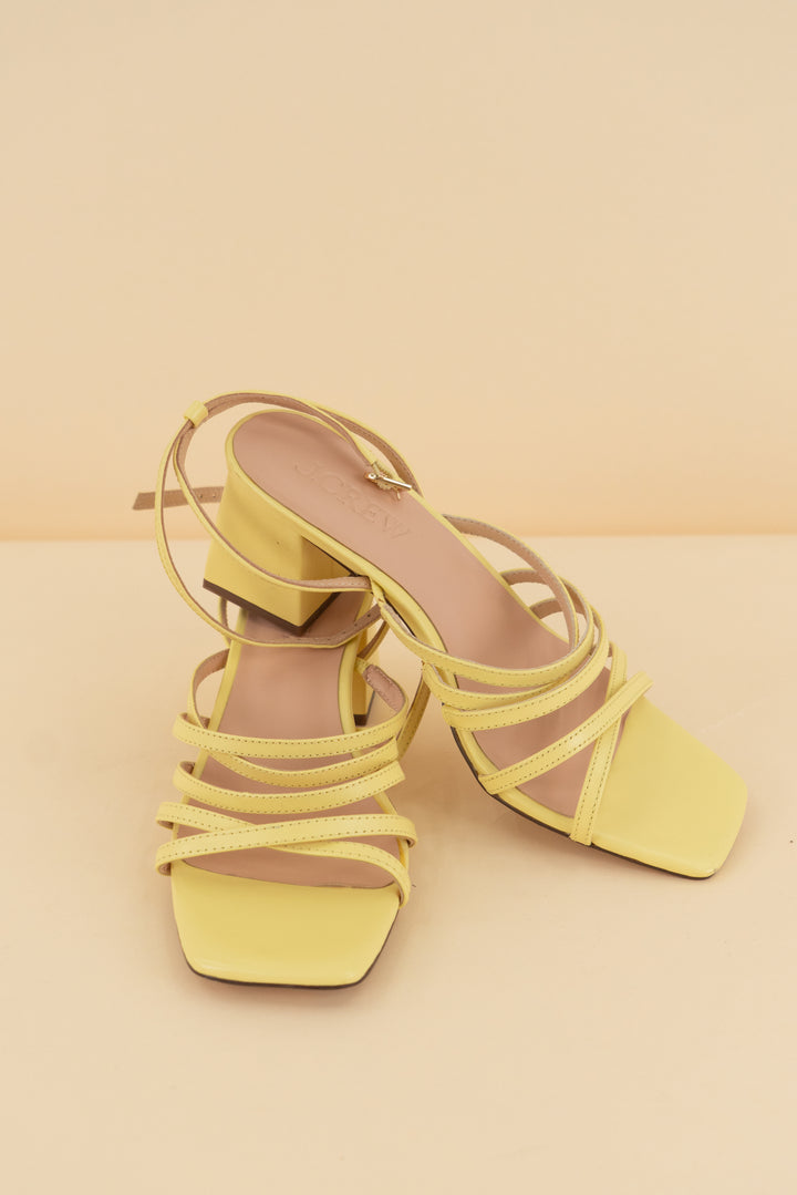 j.crew yellow strappy block heels (7)