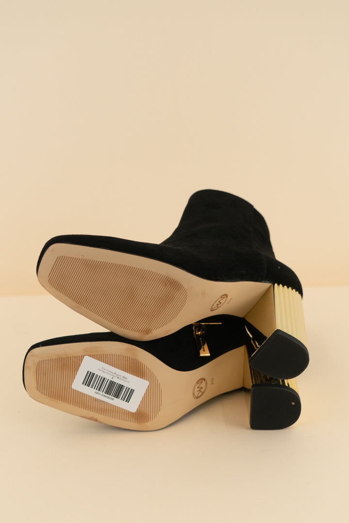 michael kors black & gold boot (8)