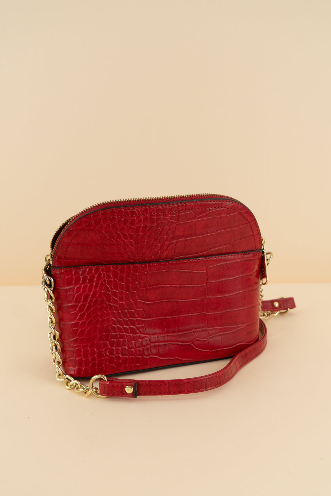 Steve Madden red vegan leather cross body