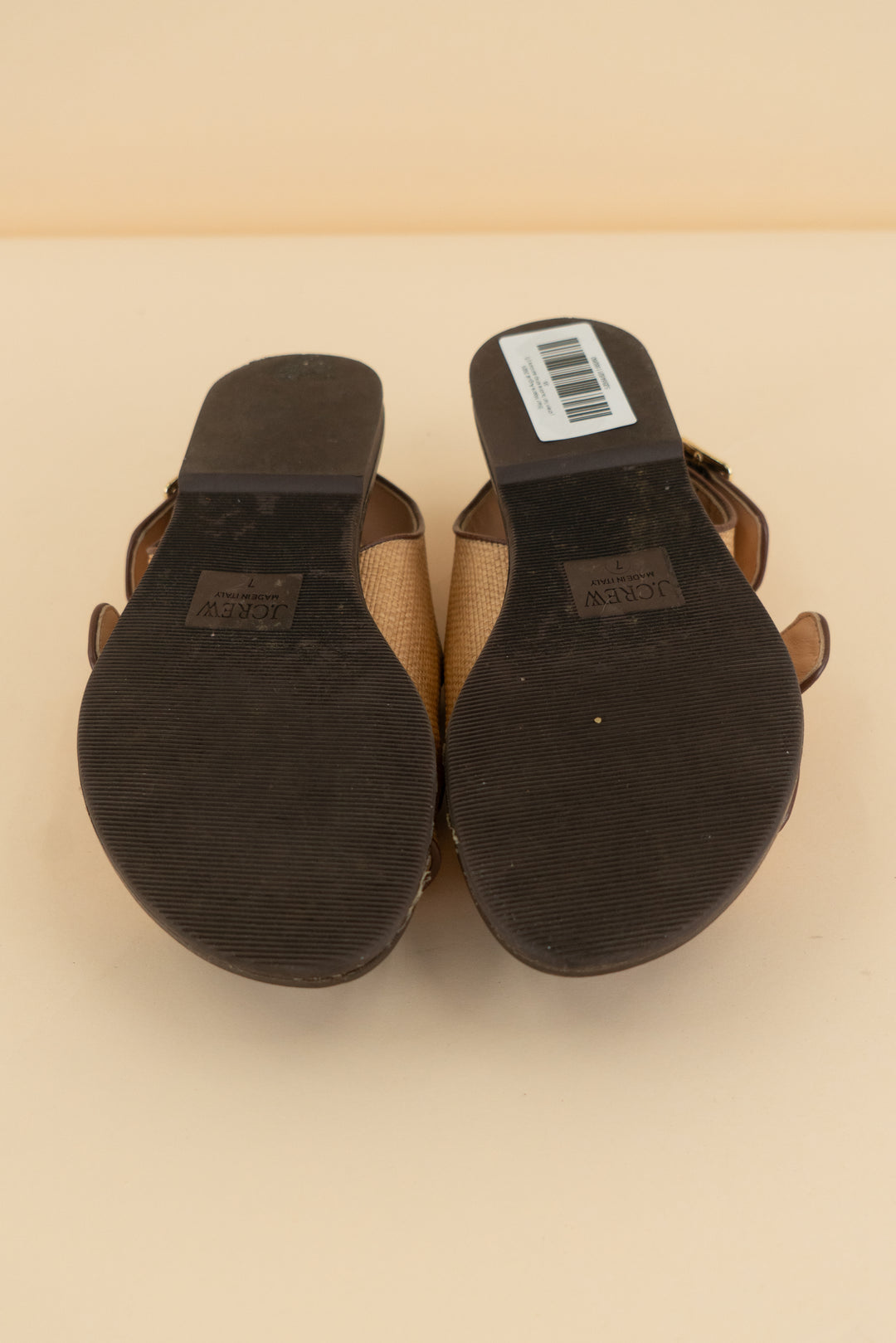 j.crew tan buckle strap sandals (7)
