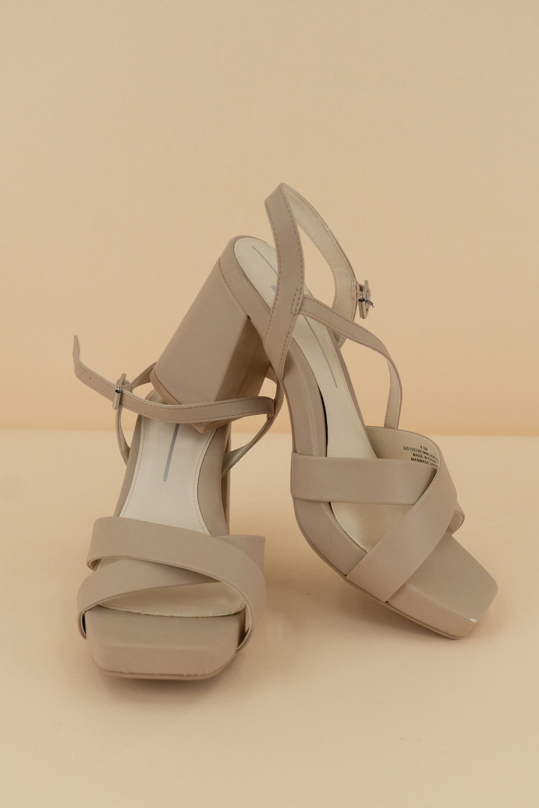 mia tan chunky heel (8.5)