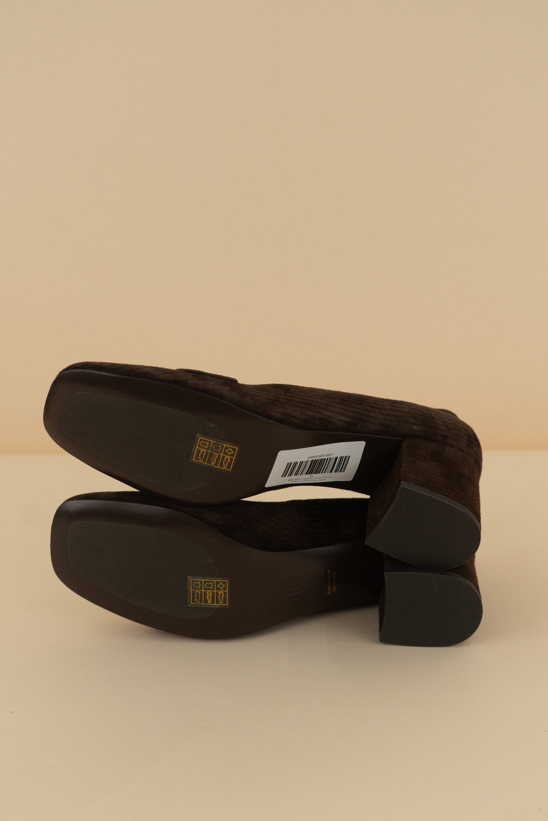 bibi lou brown heeled loafer (40)