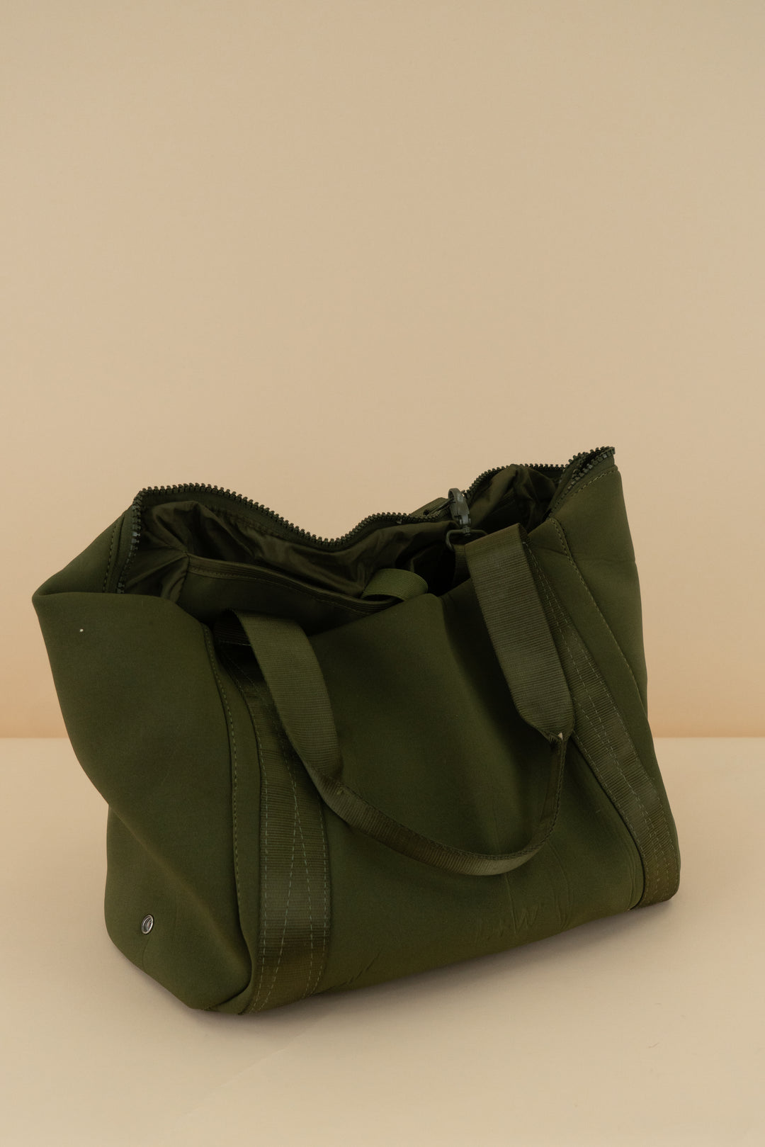 l+w green tote