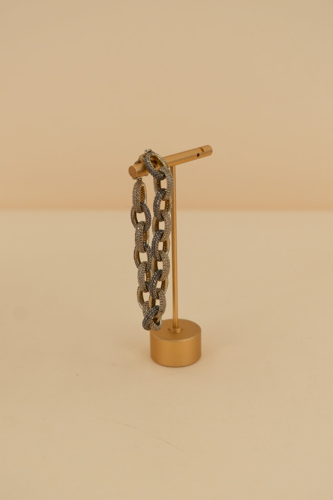 gold link bracelet (os)