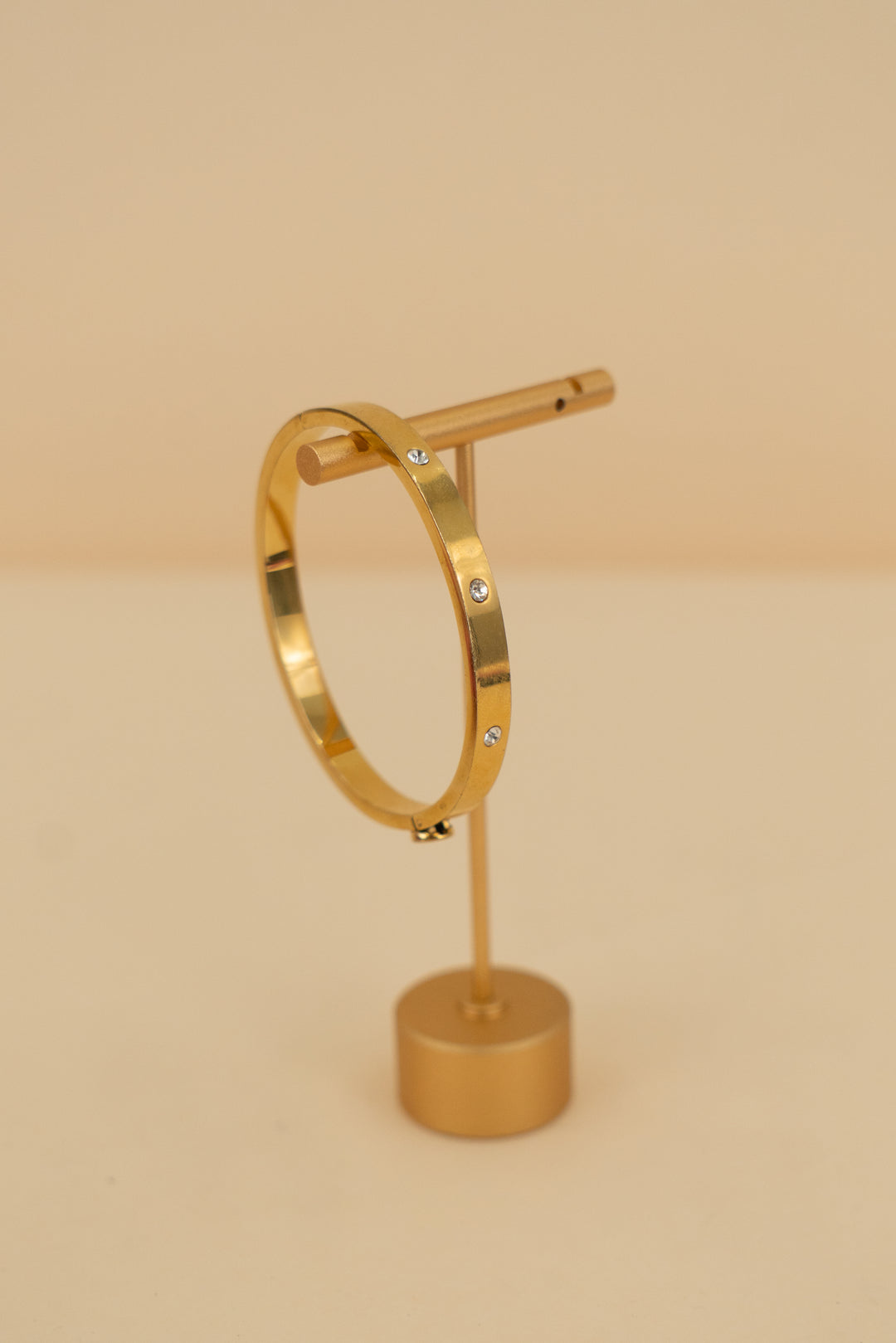 electric picks forever gold bangle bracelet (os; retail $78)