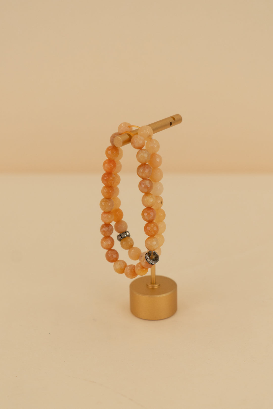 orange stone bracelet set (os)