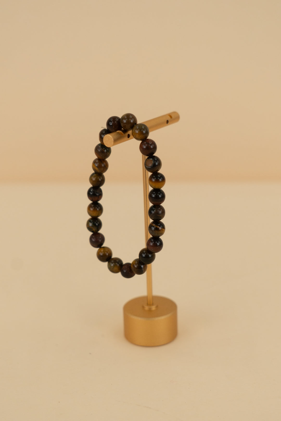 brown tortoise beaded bracelet (os)