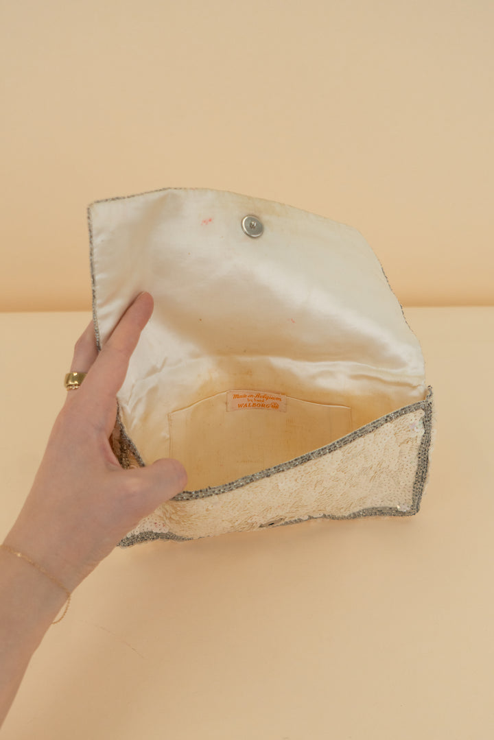 handmade walborg iridescent clutch (os)