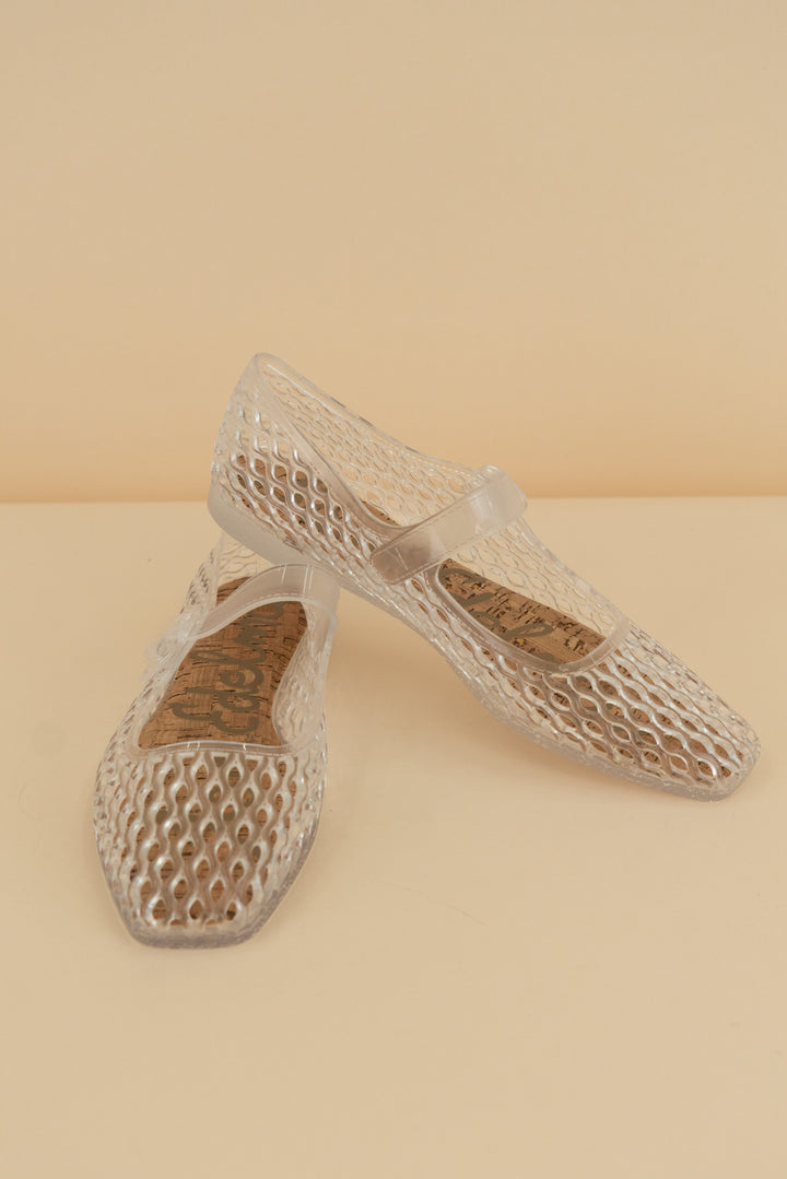 sam edelman clear jelly flats nwob (9)