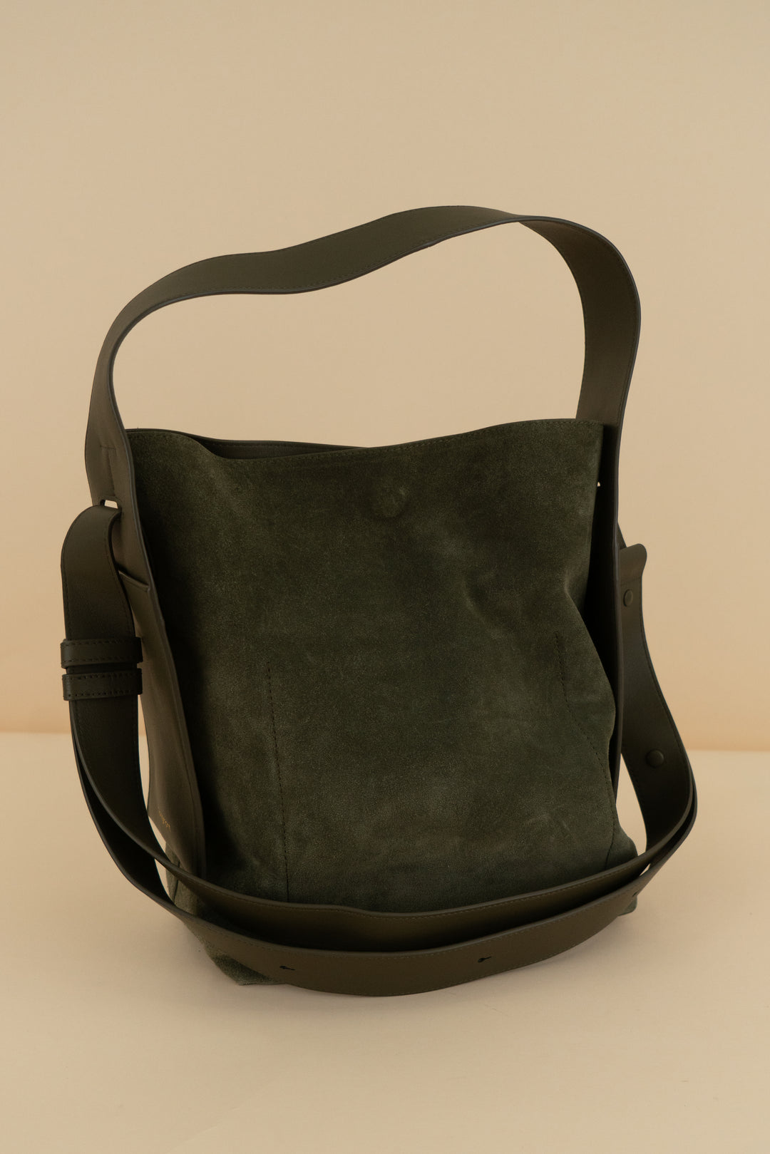 songmont green slouchy bag