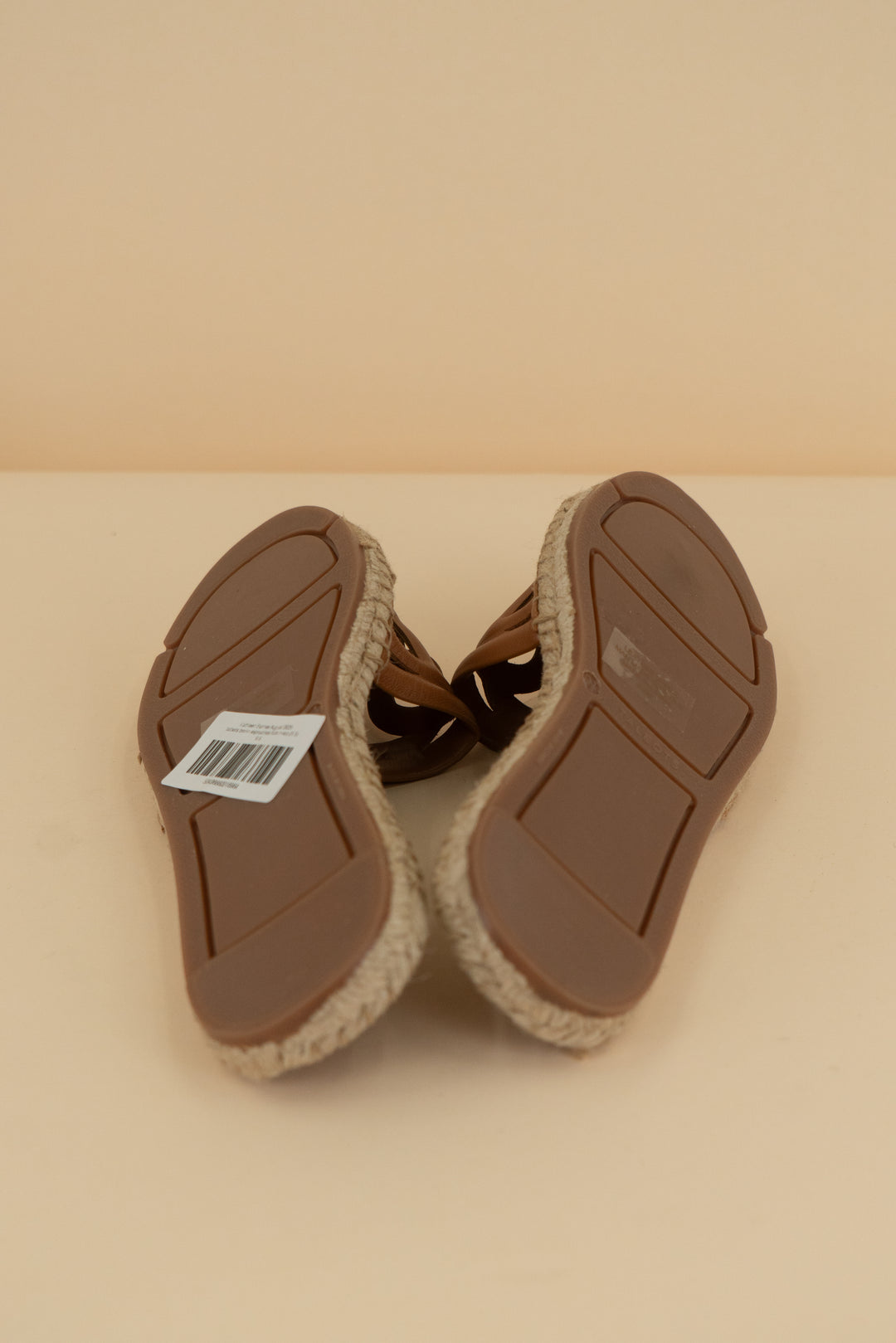talbots brown espradilles flats nwob (9.5)