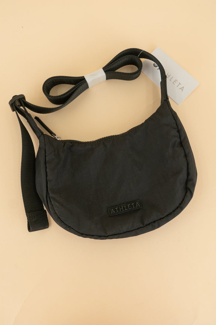 athleta black nylon bag nwt