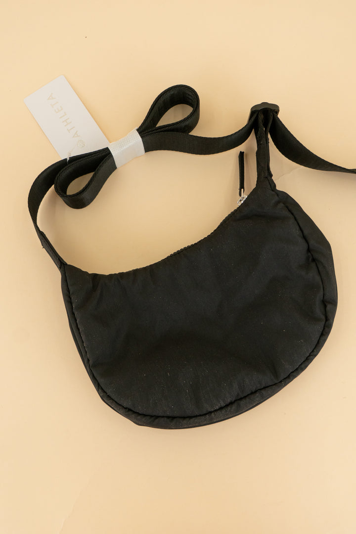athleta black nylon bag nwt