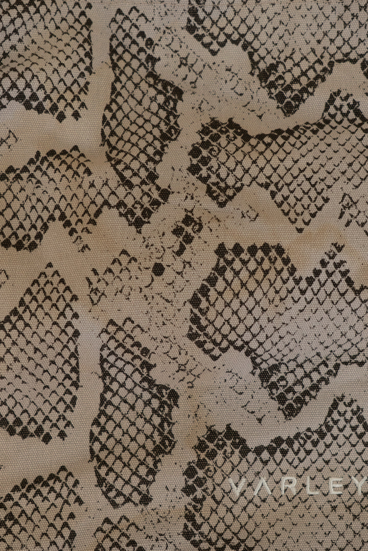 varley snakeskin print slouch bag