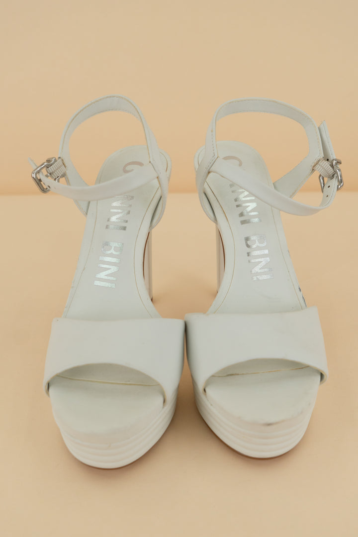 gianni bini white platform heel (7)