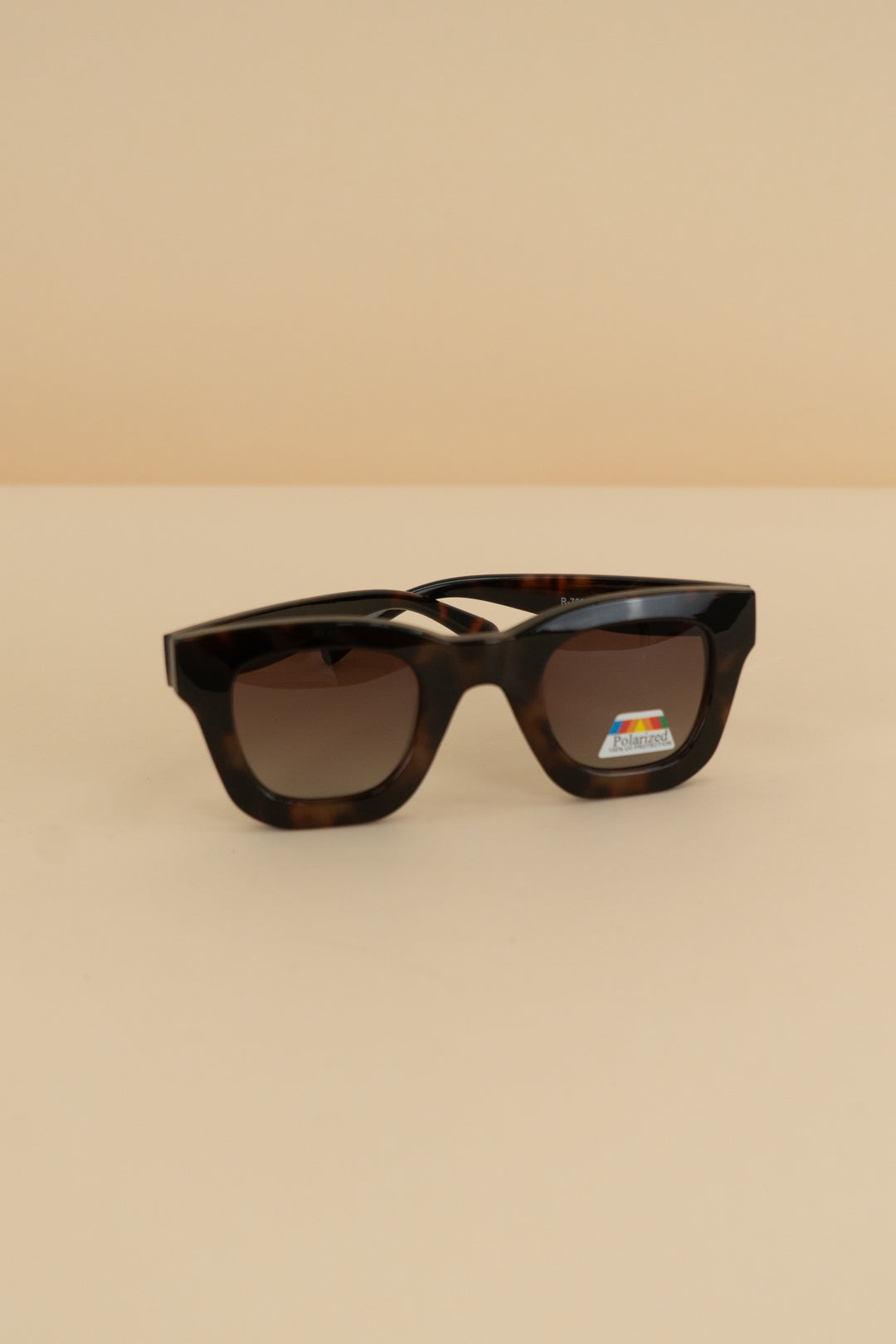 ryan simkhai dark brown tortoise shell wayfarer sunglasses nwt (os)