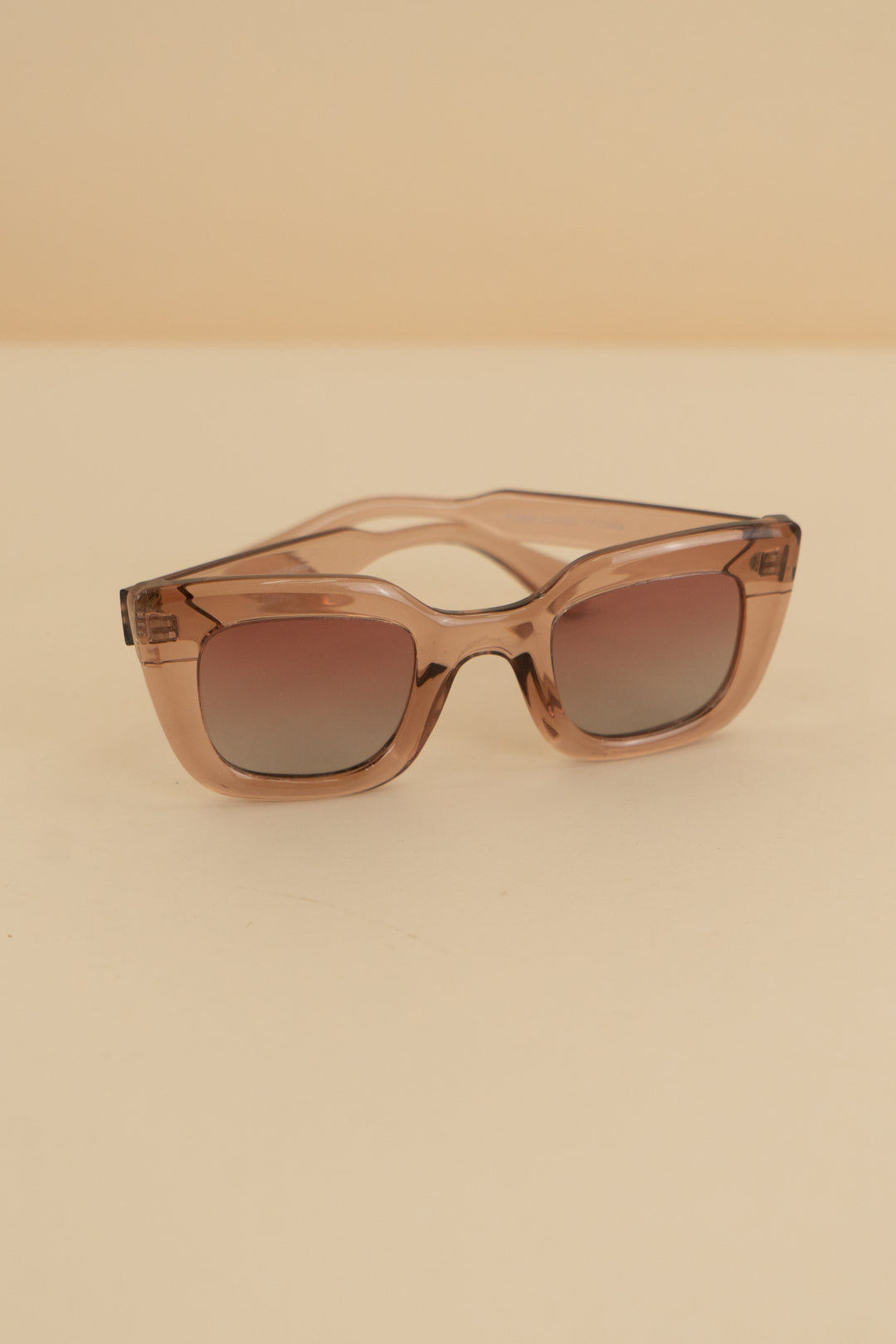 ryan simkhai pink translucent square oversized sunglasses nwt (os)