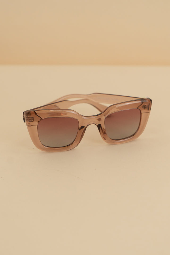 ryan simkhai pink translucent square oversized sunglasses nwt (os)