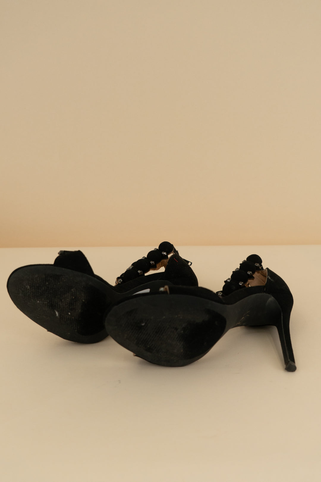 olivia jaymes black two piece open toe heels (7)