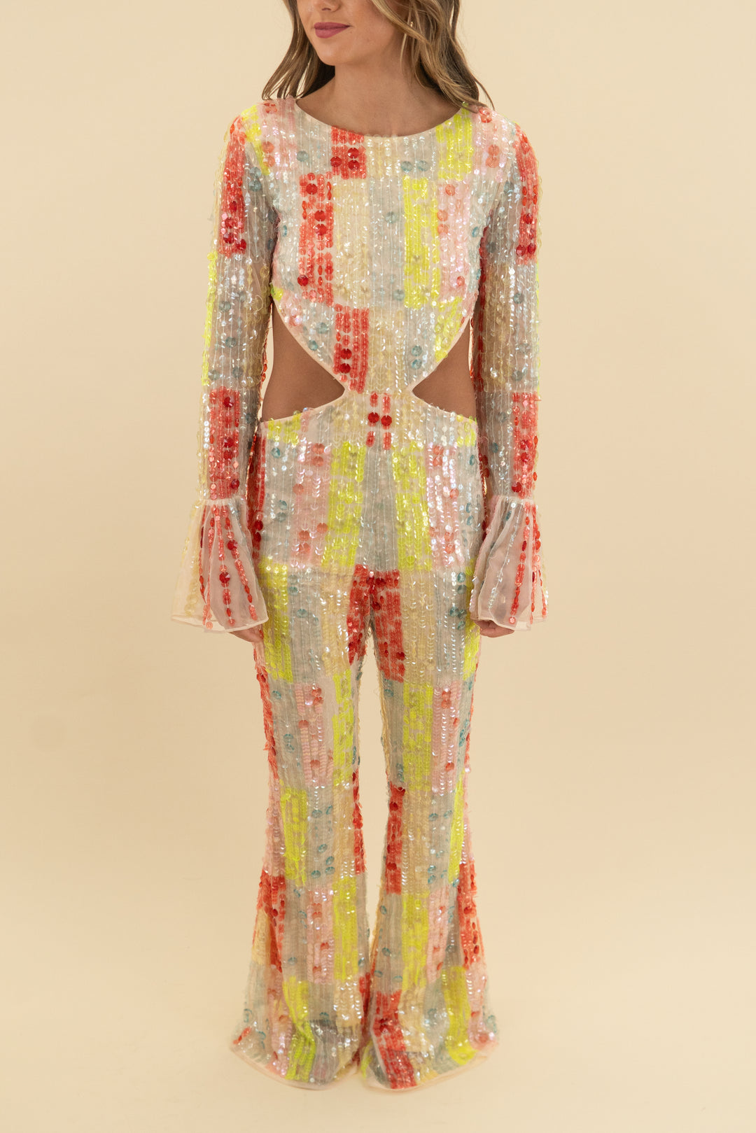 asos luxe pastel sequin jumpsuit (2)