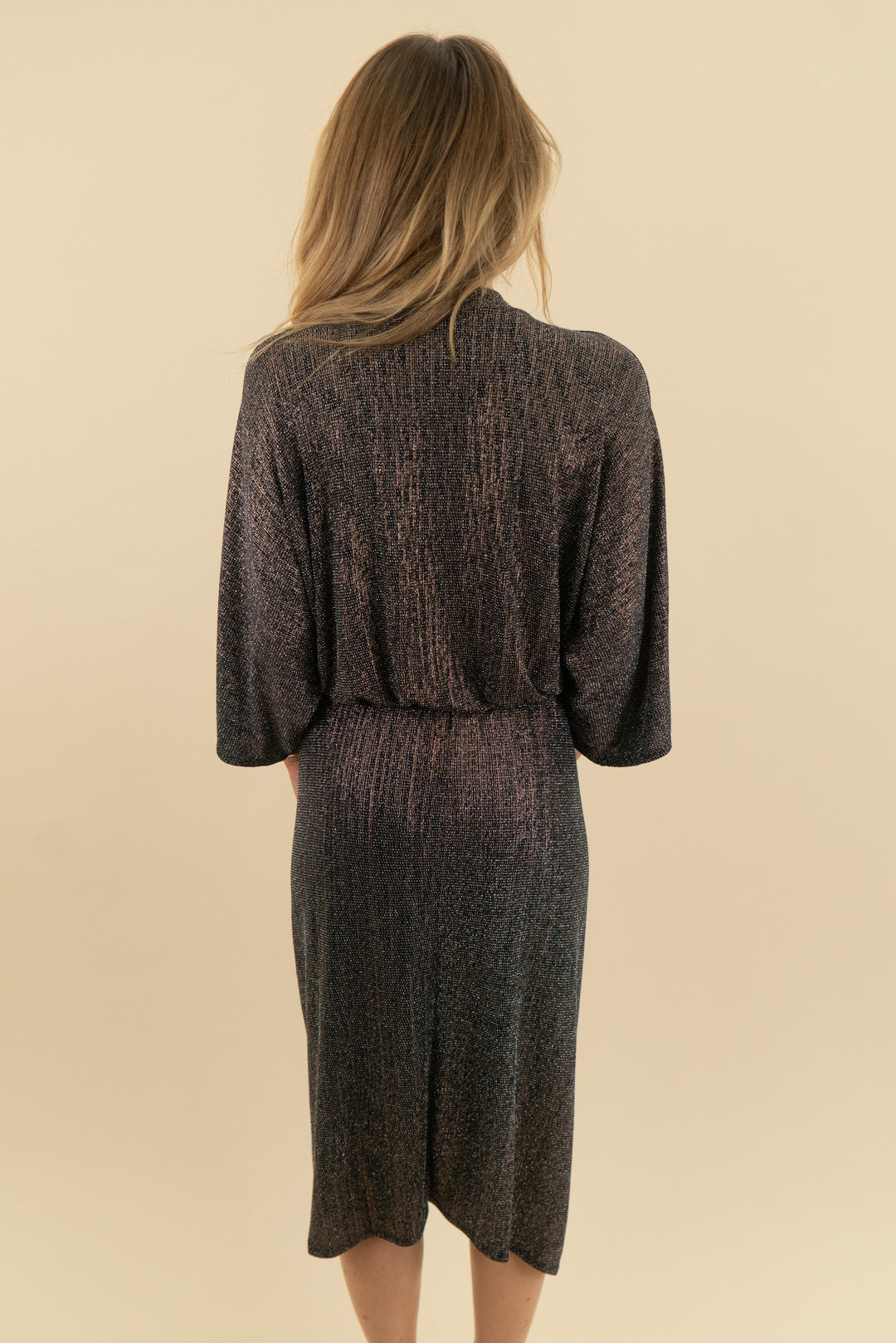 molly green black metallic midi (s)