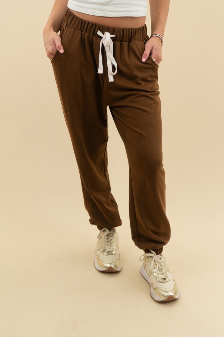 brown lounge pant (m)