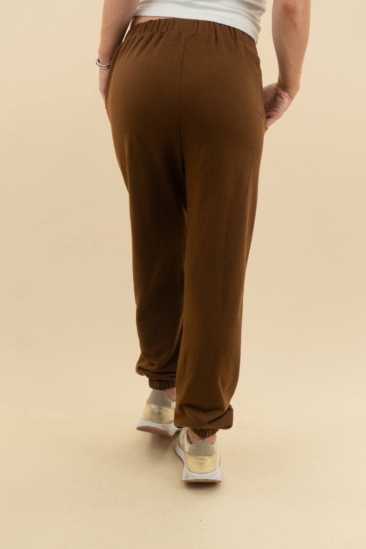 brown lounge pant (m)