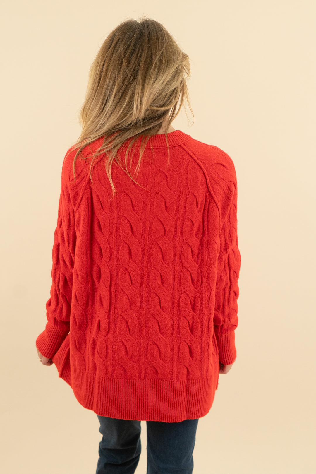 aerie red sweater NWT (s; $59.95)