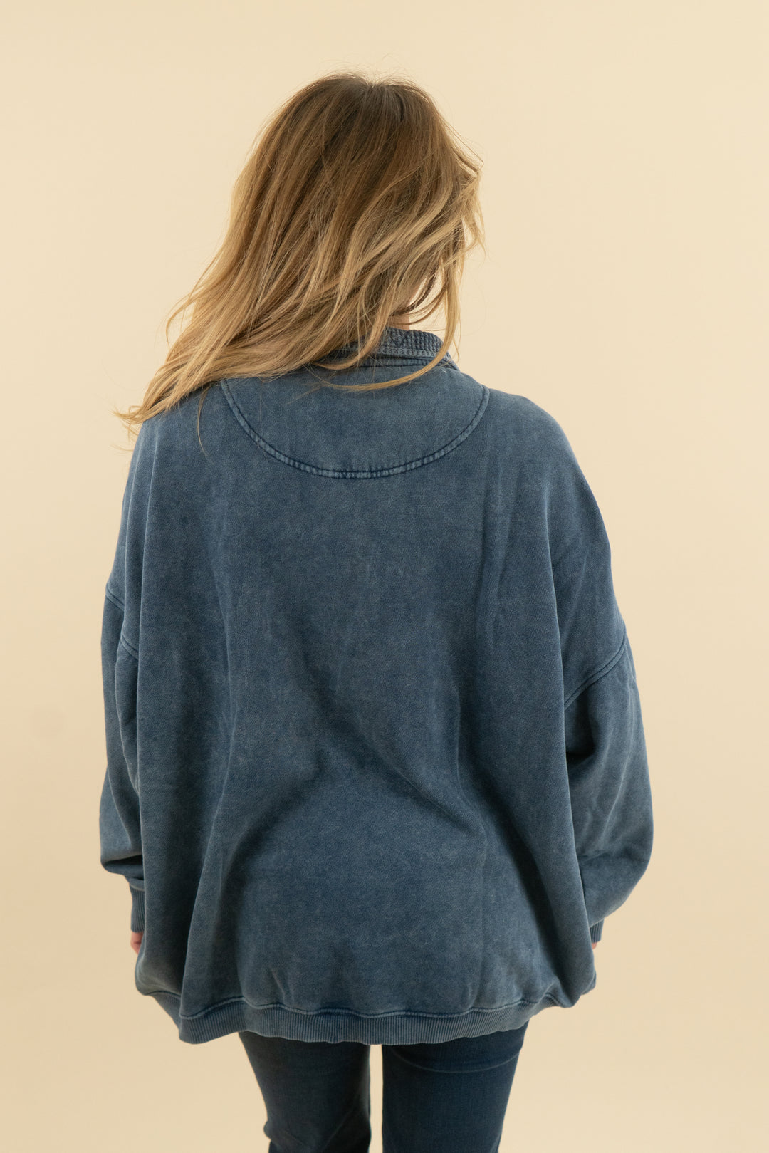 aerie blue pullover NWT (m; $64.95)