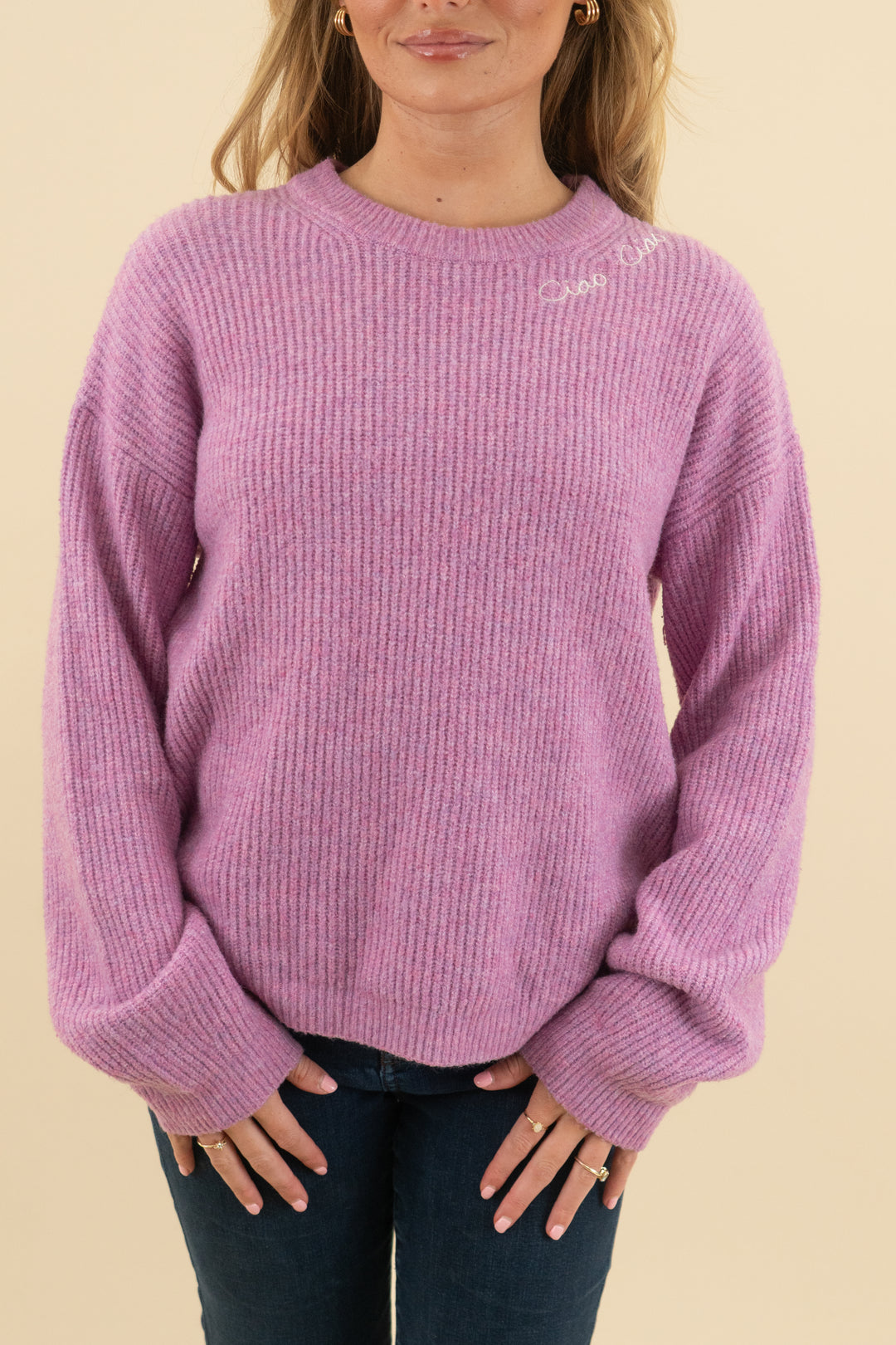 a new day purple ciao sweater (m)