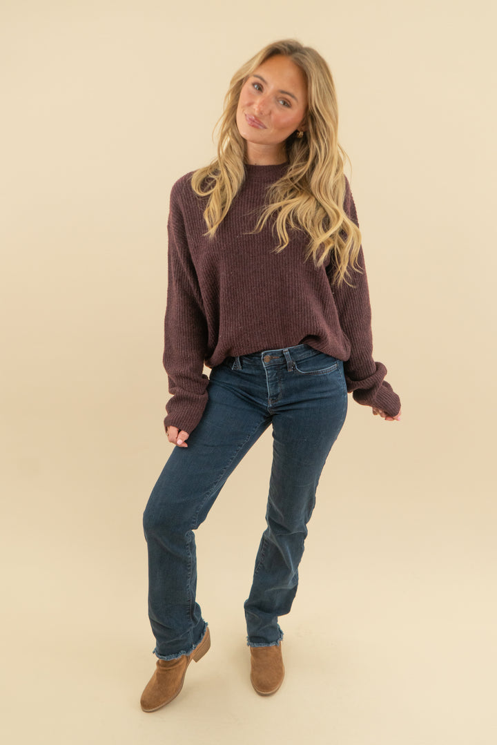 a new day cheers maroon sweater (m)