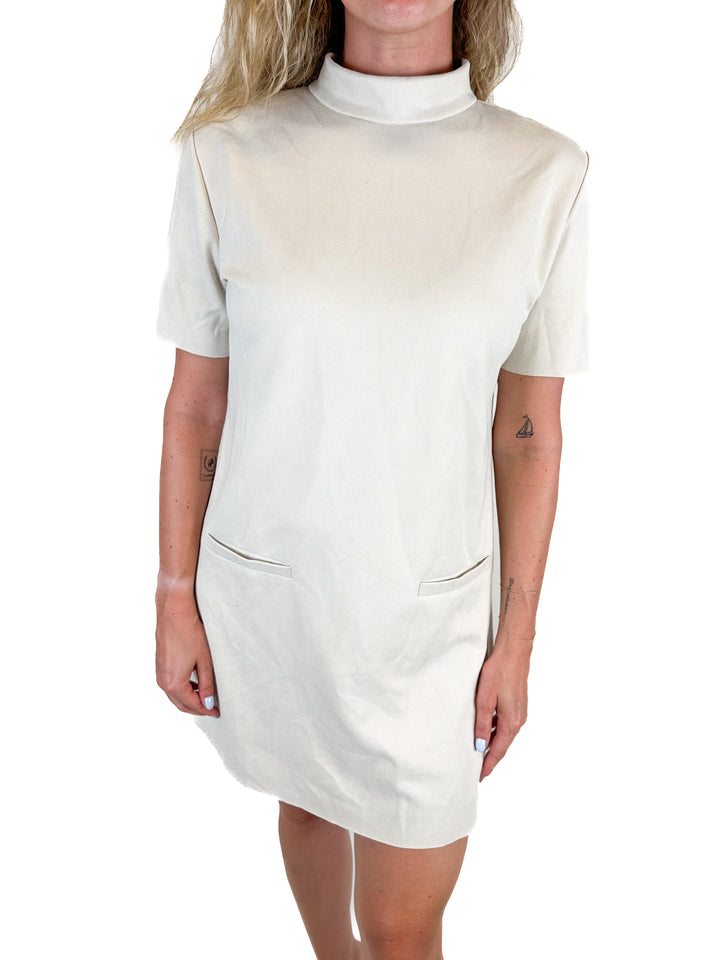 Zara Beige '60s Style Dress (M)