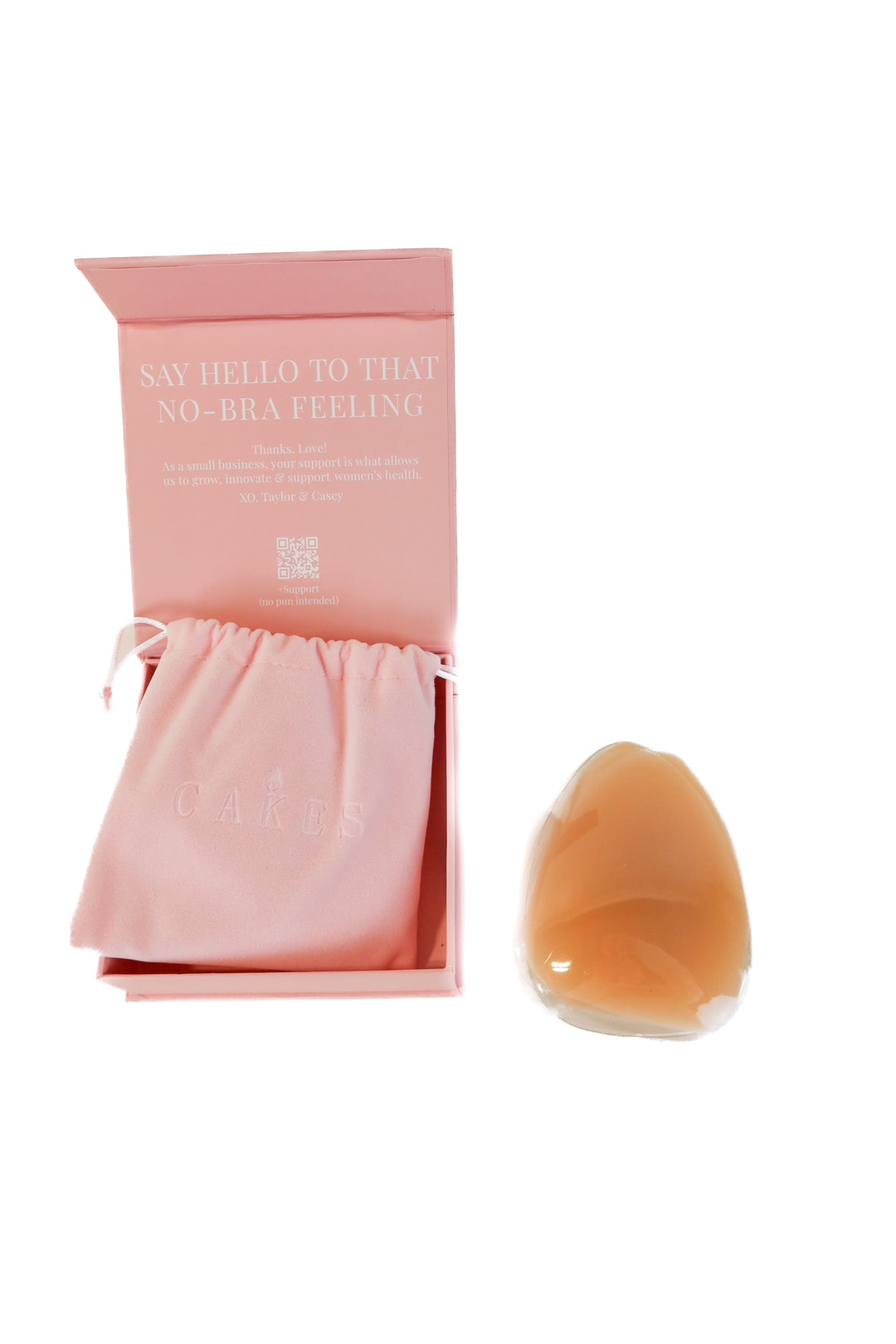 cakes nude breast petals NWOT (retail $33)