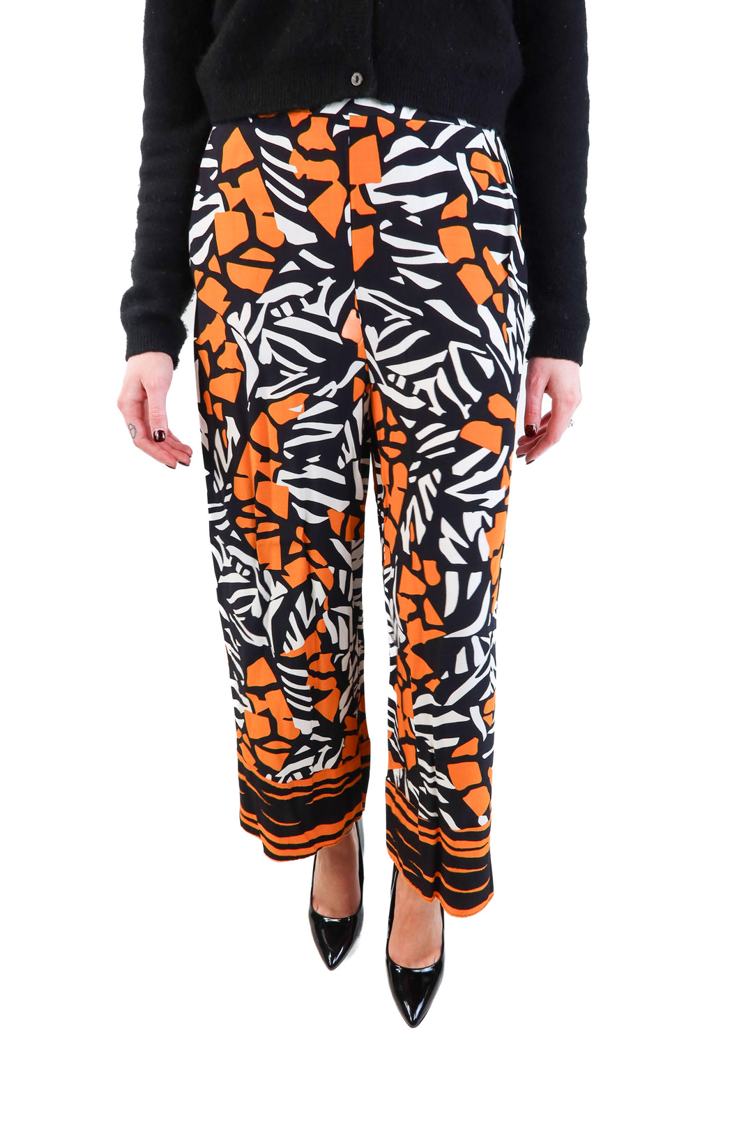 French Connection Silky Floral Pants (6)