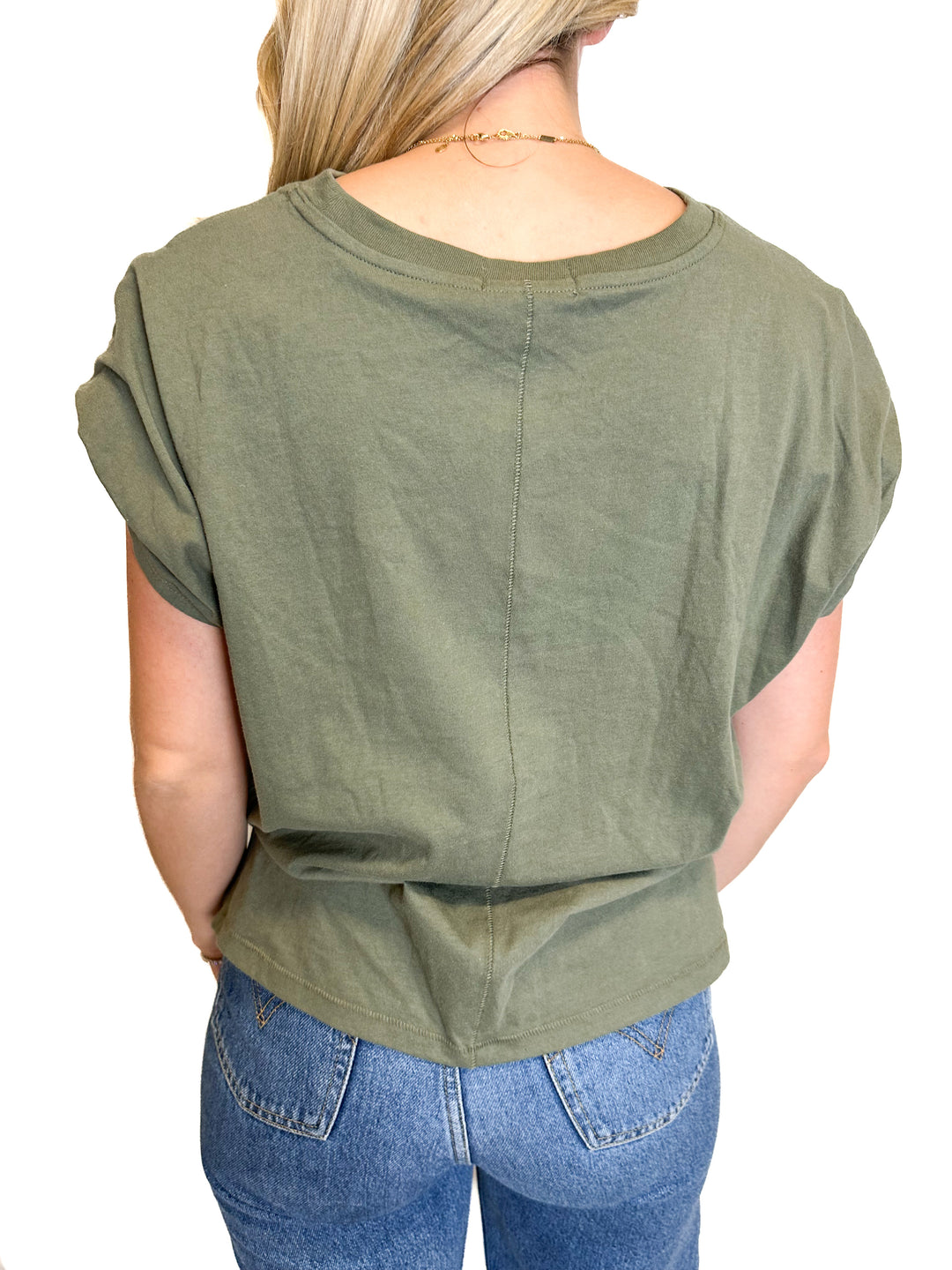 Nuuds Forest Green Sleeveless T-Shirt (S)