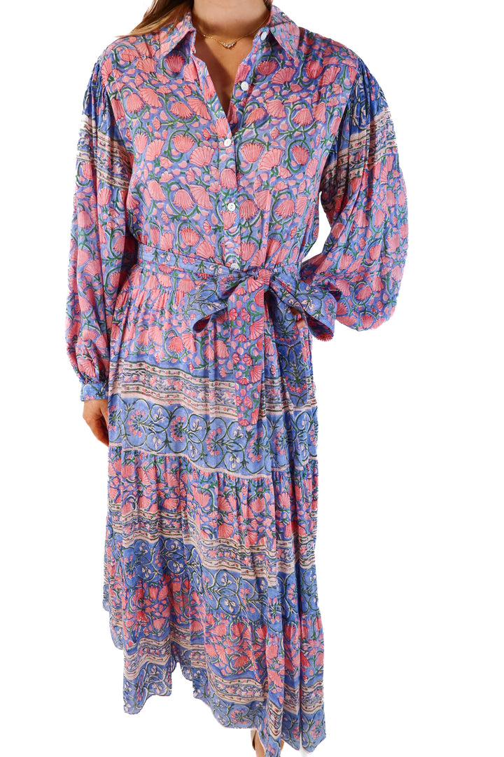 Bell Floral Maxi Dress (L; retail $450)