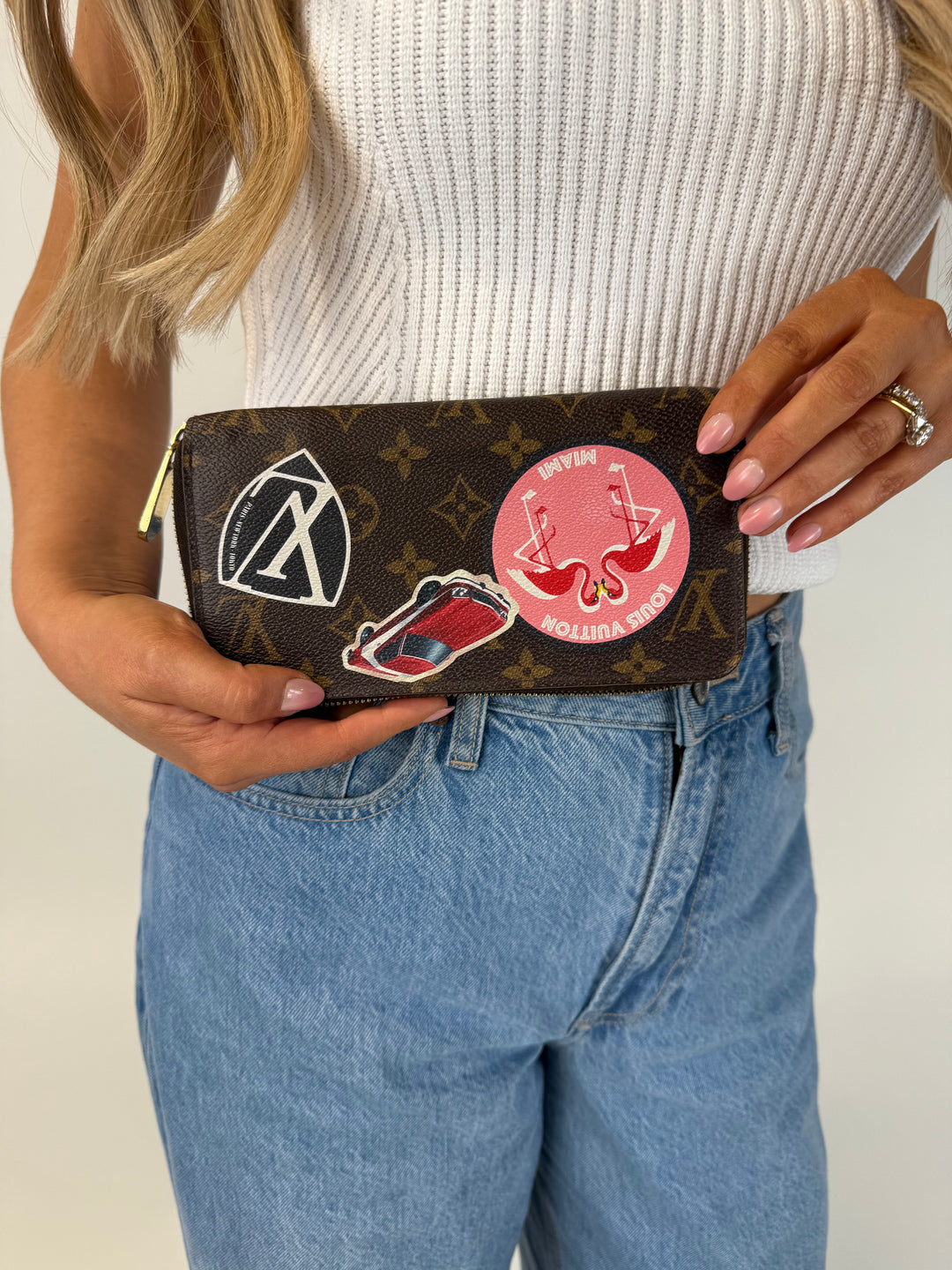 SOLD Louis Vuitton Monogram Coated Canvas Zippy Wallet (est. retail $1,090)