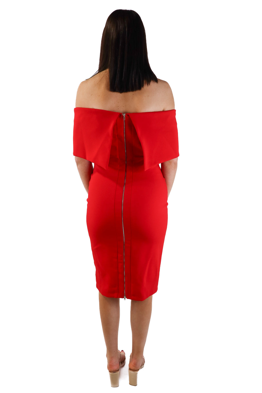 Karlie Strapless Red Dress NWT (M; retail $198)