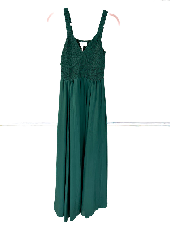 la ligne green maxi dress (s)
