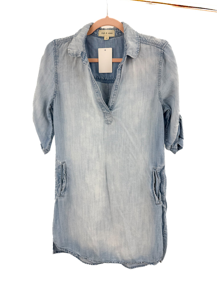 Cloth & Stone Chambray Dress (XS)