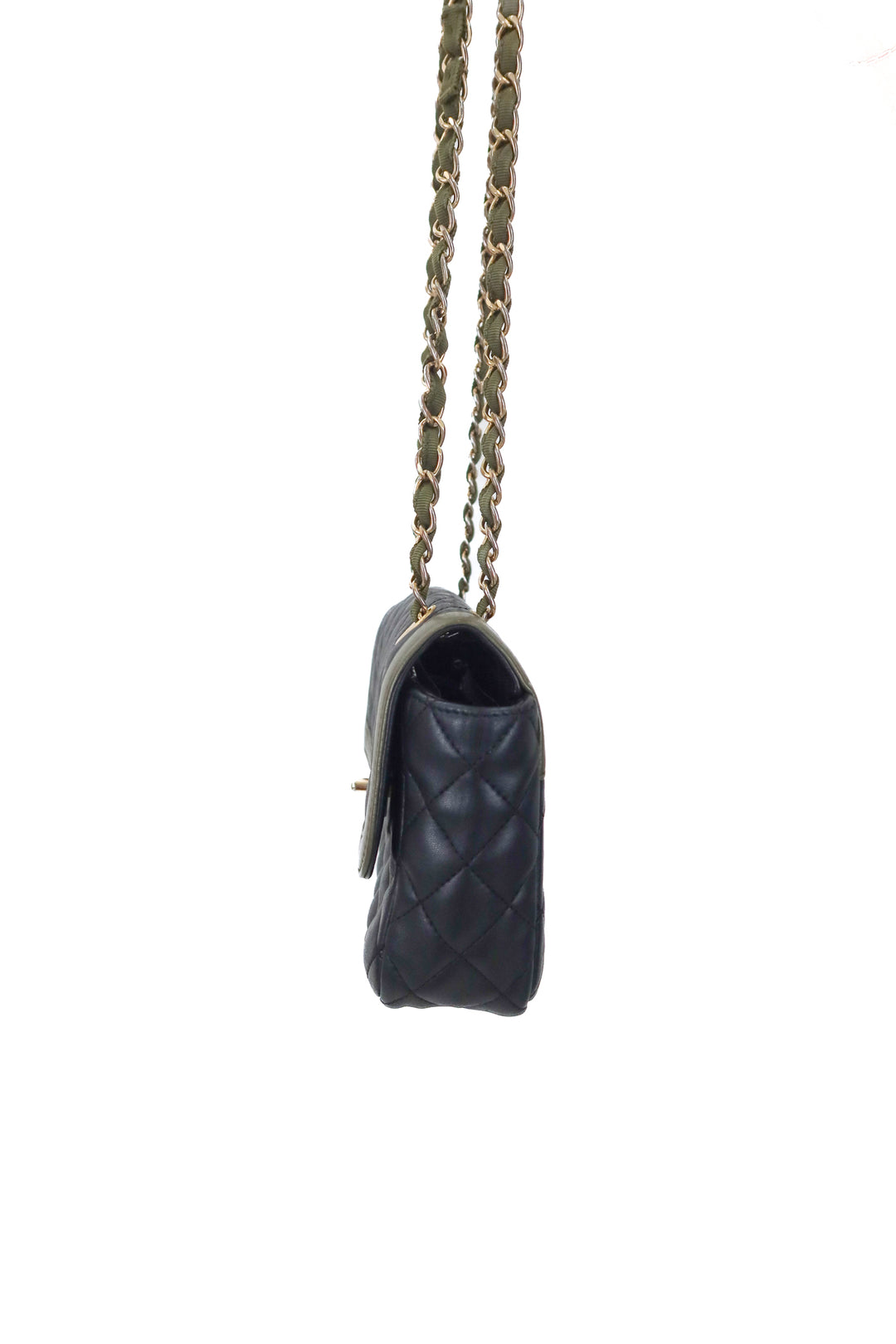 Chanel Two-Tone Single Flap Quilted Lambskin Bag (est. retail $8,900)