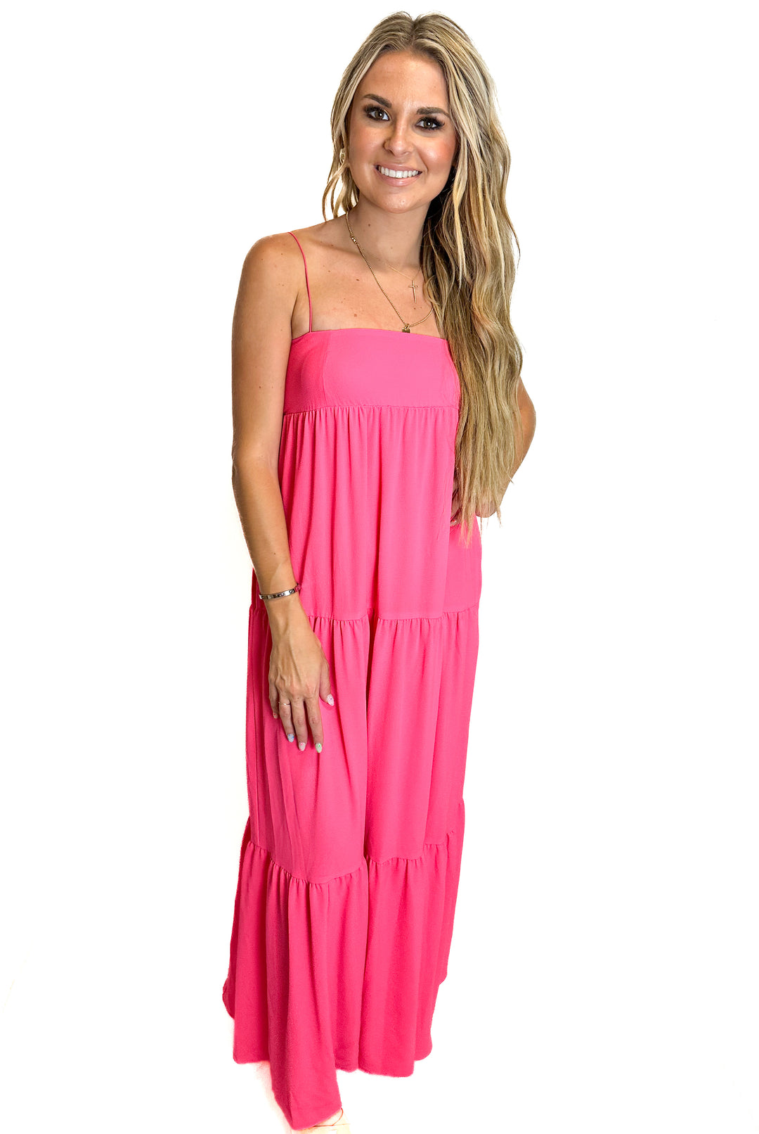 Show Me Your Mumu Hot Pink Maxi Dress NWT (XS)