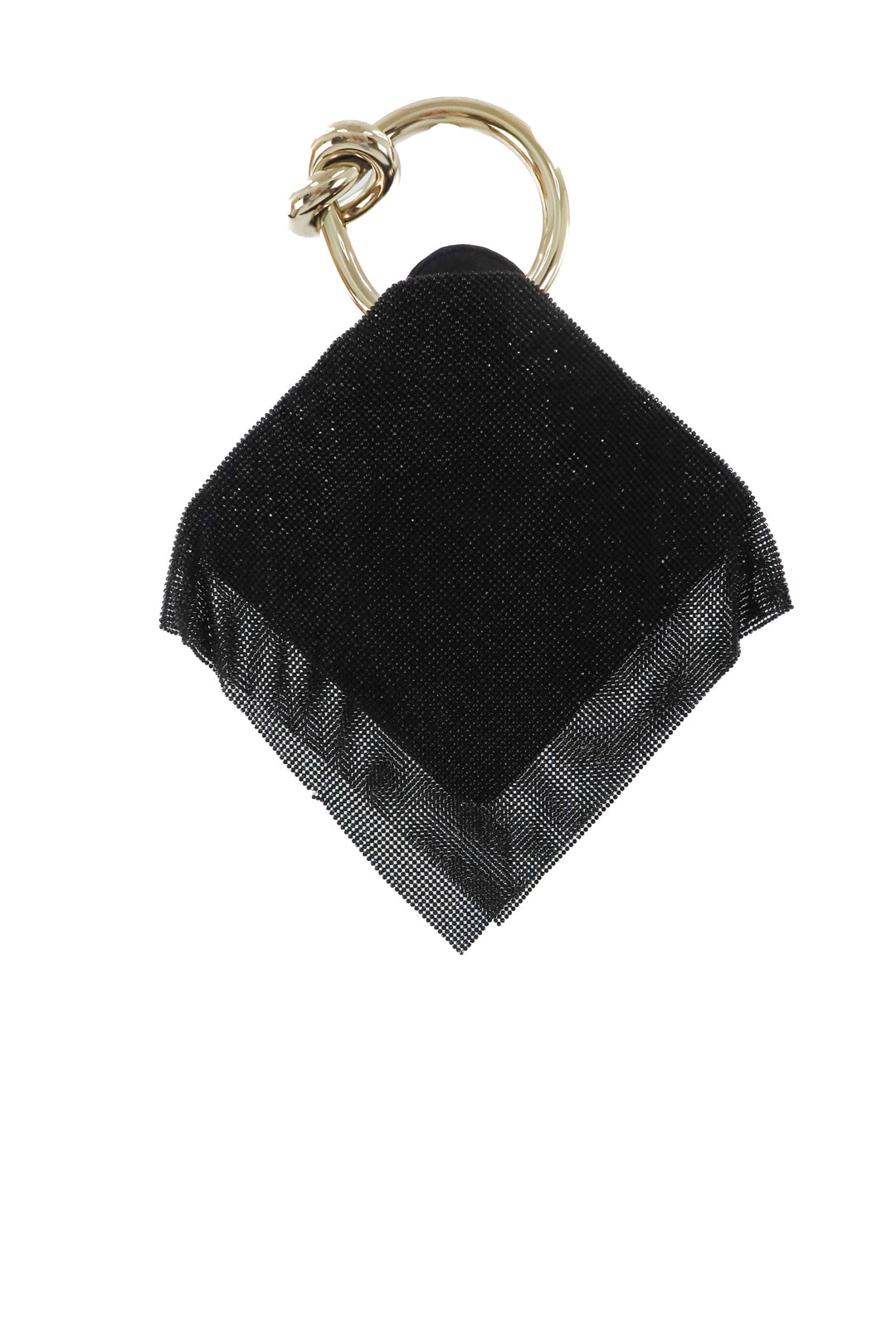 black rhinestone w/ gold chunky bracelet handle bag