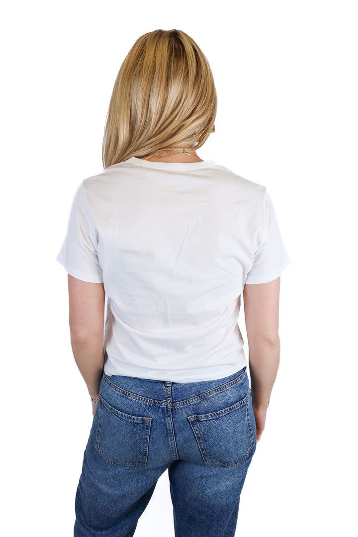 Abercrombie & Fitch white "never lost a tailgate" tee NWT (S; $29)