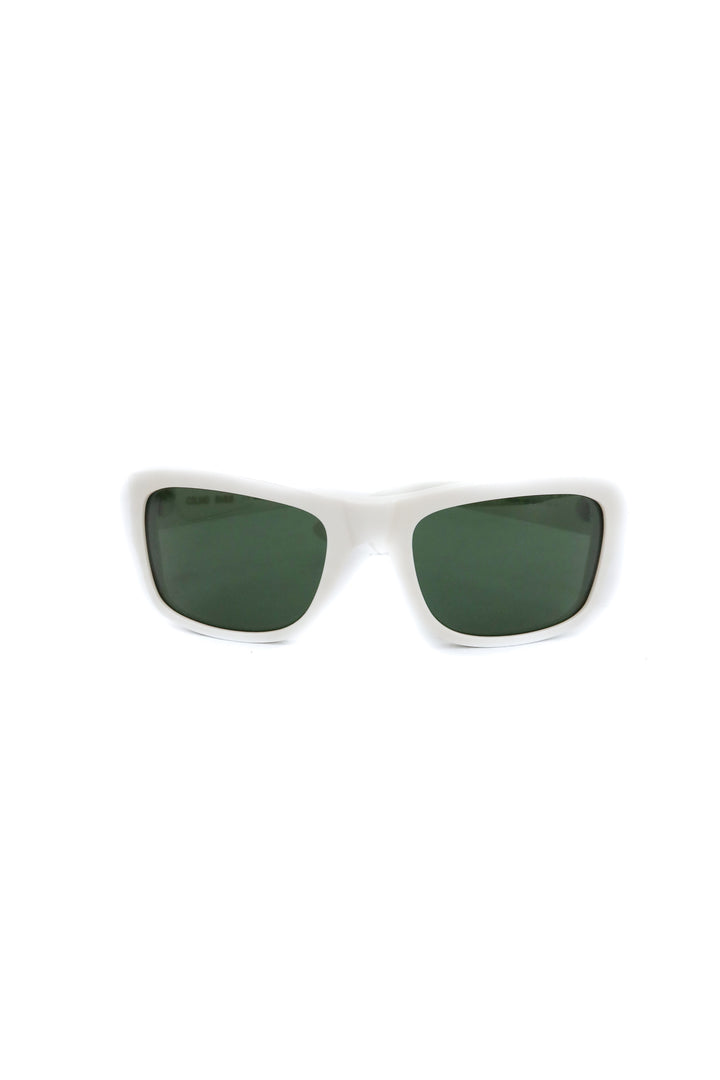 Celine White Square Sunglasses (est. retail $495)